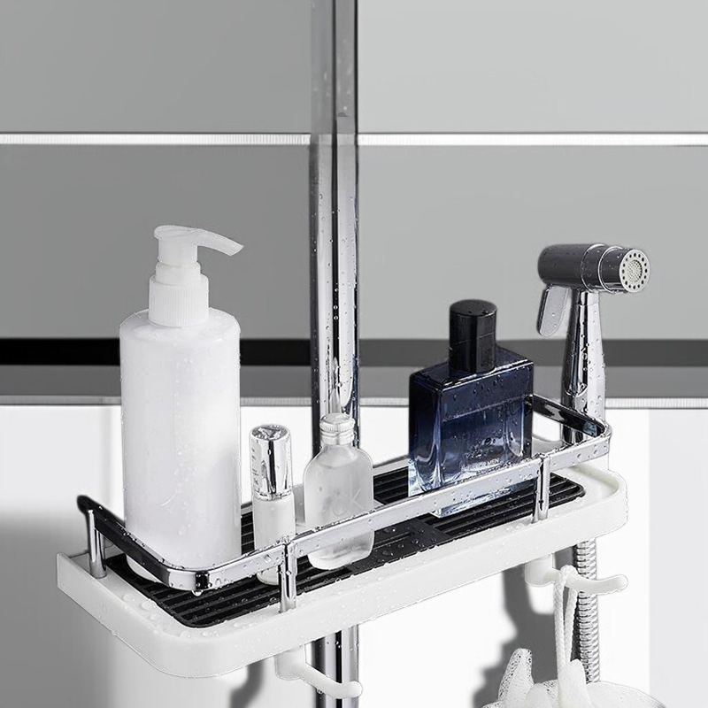 แท่นวางสินค้าแบบยกได้สำหรับห้องน้ำดีไซน์ทันสมัย