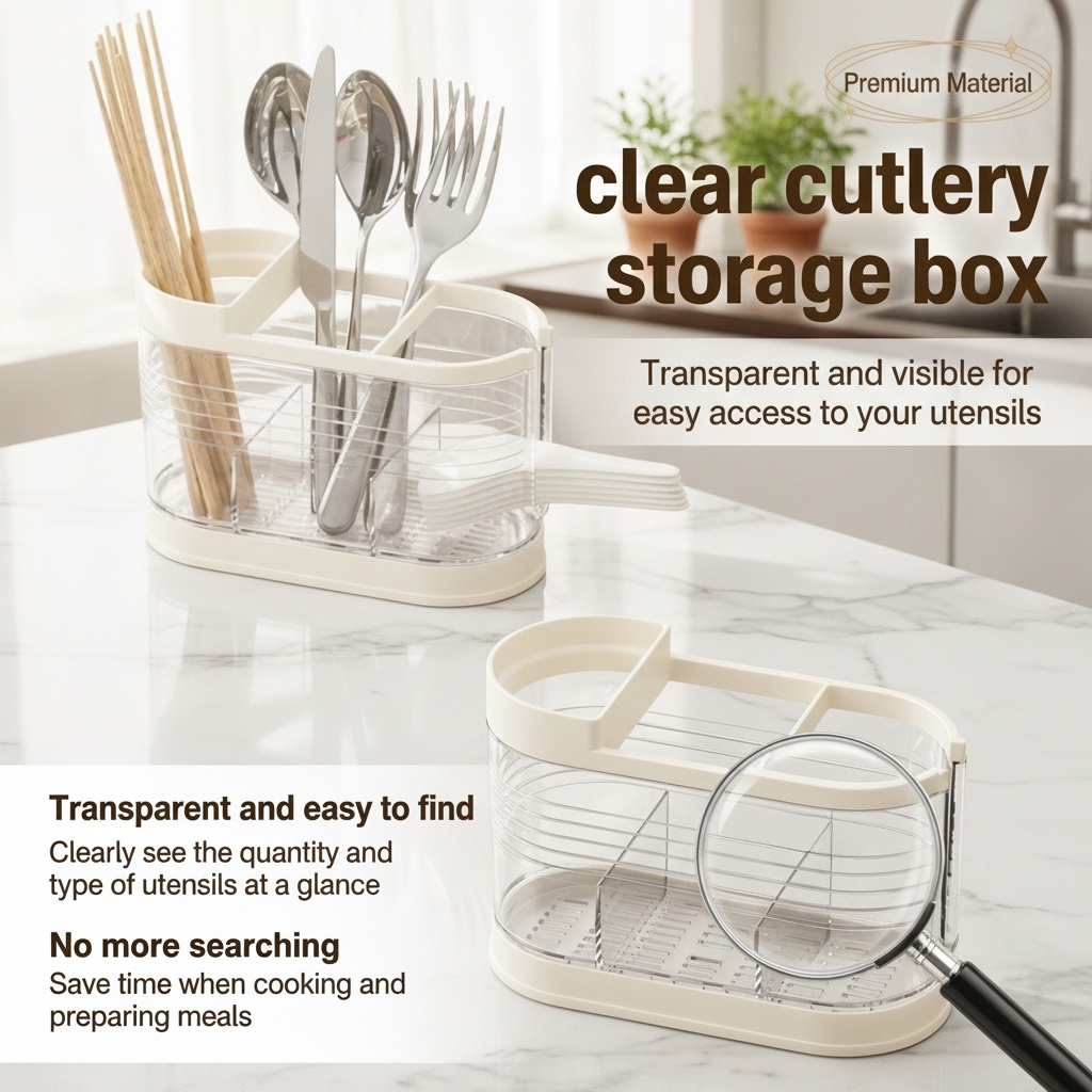 Durable plastic chopsticks holder in kitchen