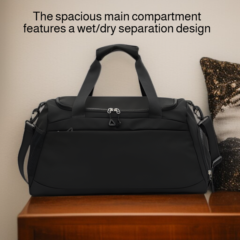 Dry and wet separation gym bag