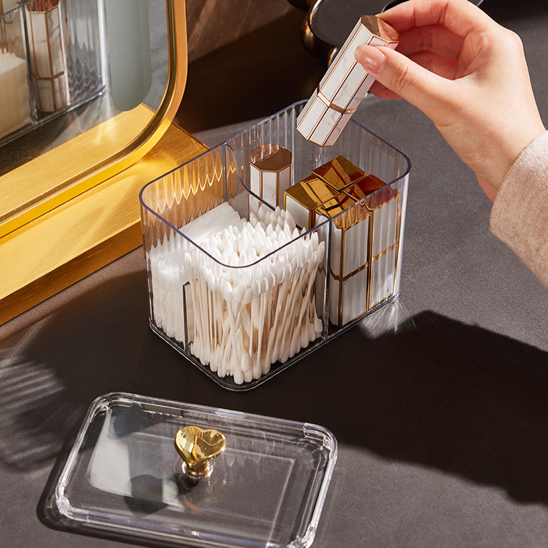 Caja organizadora de cosméticos multifuncional