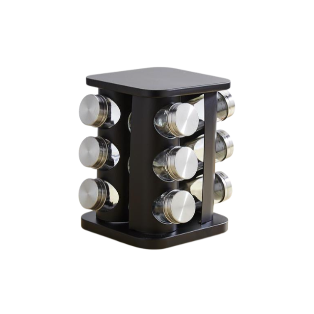 Kitchen rotating spice rack