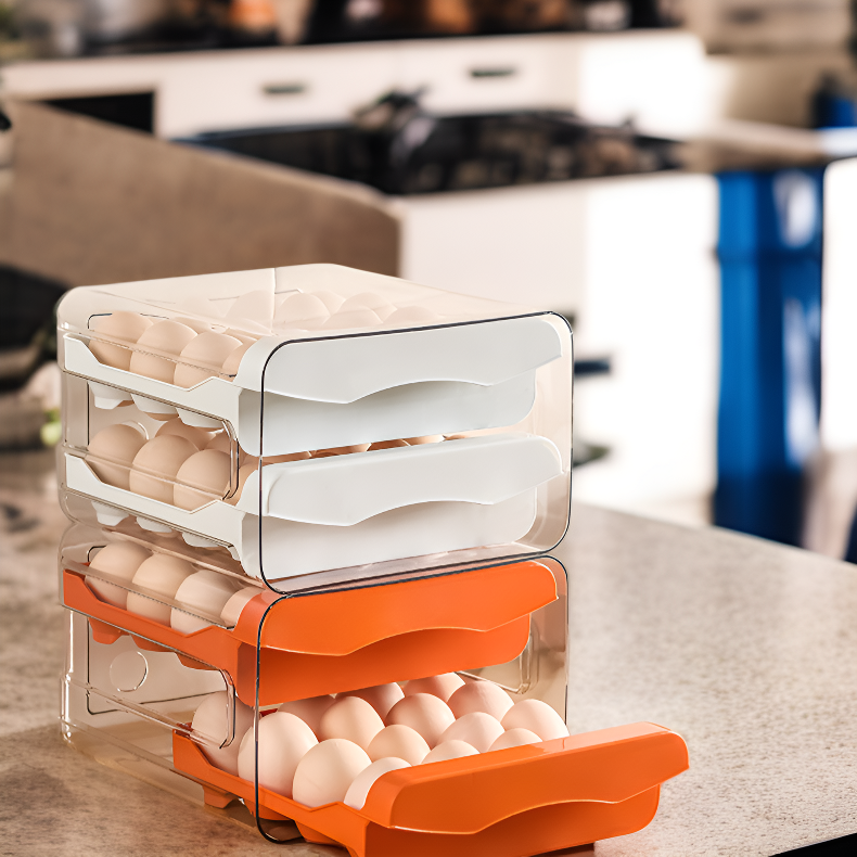 이중 서랍형 가정용 계란 상자