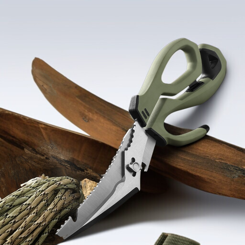 多機能の屋外の釣は取り外し可能なステンレス鋼用具の魚の骨はさみを切ります 釣のために必要な多機能のはさみ