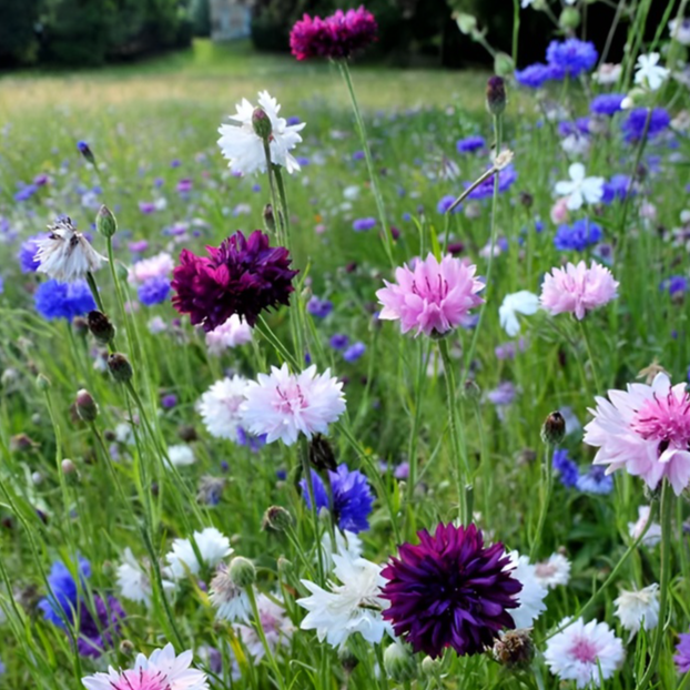 Blaue Kornblumensamen Kältebeständig Einfach zu pflegen Für Garten und Hof