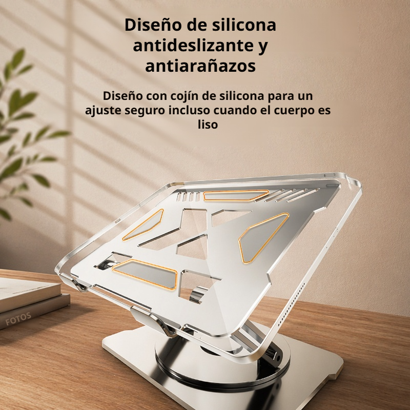 Soporte giratorio de 360 grados para portátil, elevador de computadora