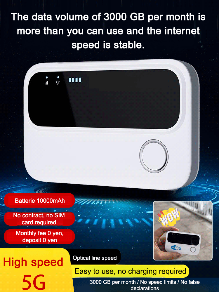 [Outdoor Data Wi-Fi Gadget] Portable Portable WiFi