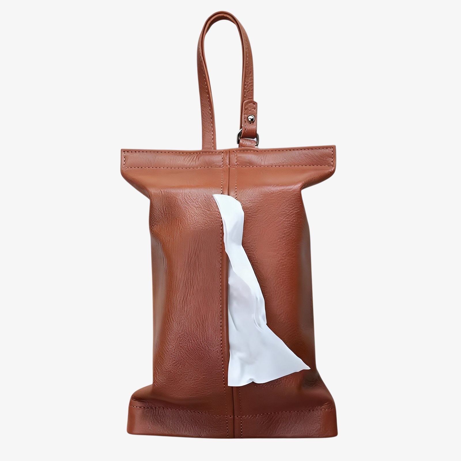 Auto-Hängende Taschentuchbox aus echtem Leder, hitzebeständig und sonnenschutz