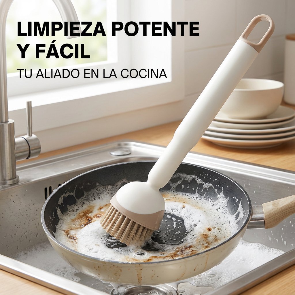 Cepillo de limpieza multifuncional de mango largo