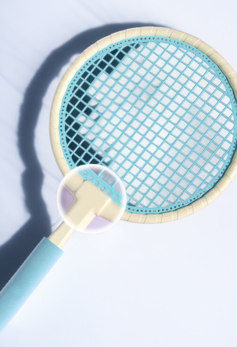 バドミントン練習用に最適なラケットデザイン