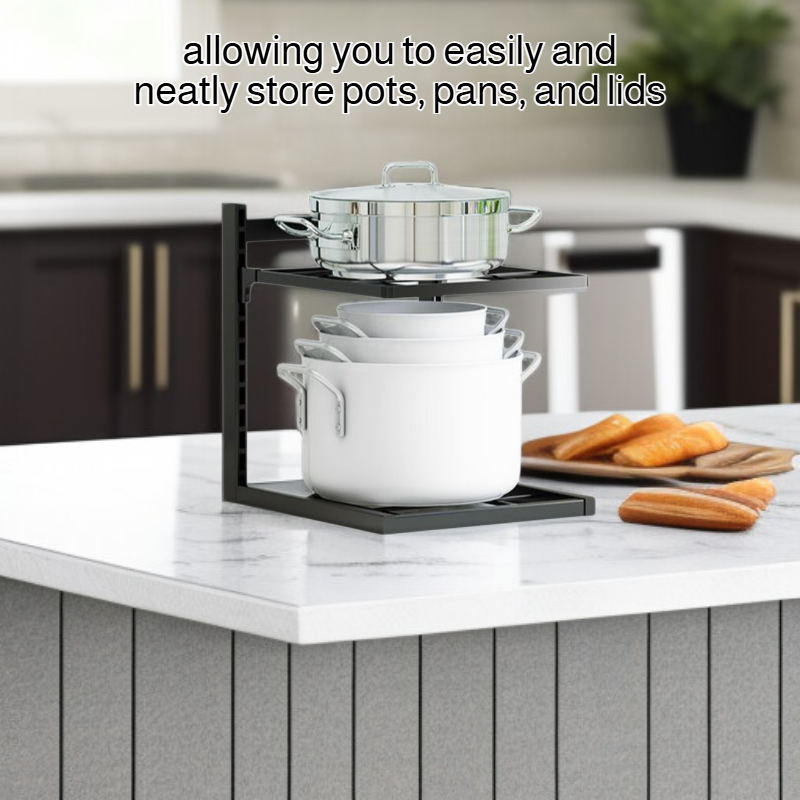 Double-sided Pot Rack Stand 