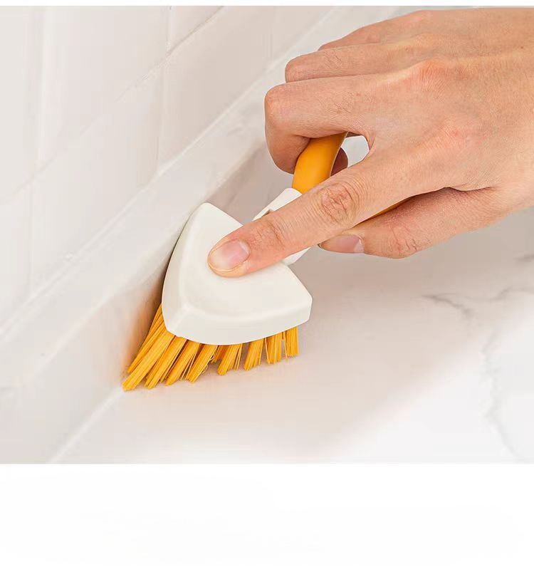 접이식 무각 청소 삼각 브러시