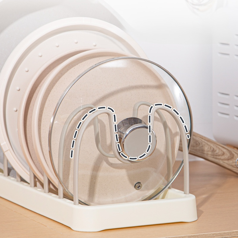  Multifunctional Detachable Plastic Dish Rack for Kitchen
