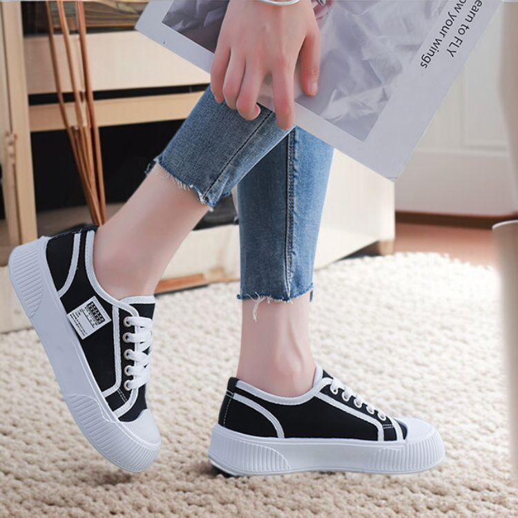 캐주얼화 여 통굽 과자화 캐주얼화 슬립온 여성 캐주얼화 여 통굽 슬립온