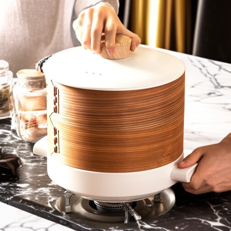 耐熱セラミック蒸籠土鍋