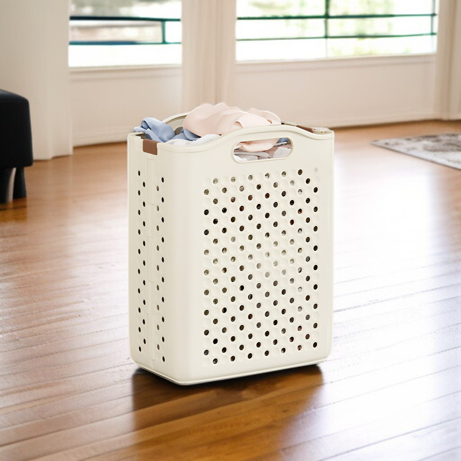 折りたたみ式家庭用ランドリーバスケット