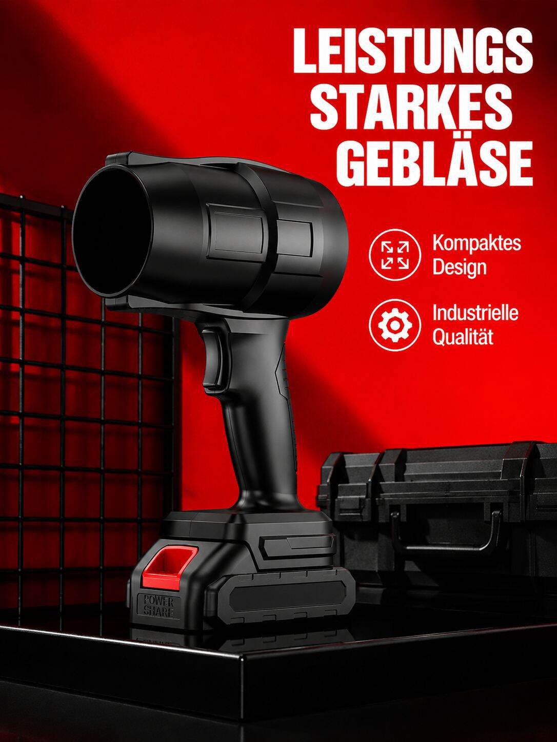 Handgehaltenes Turbinengebläse