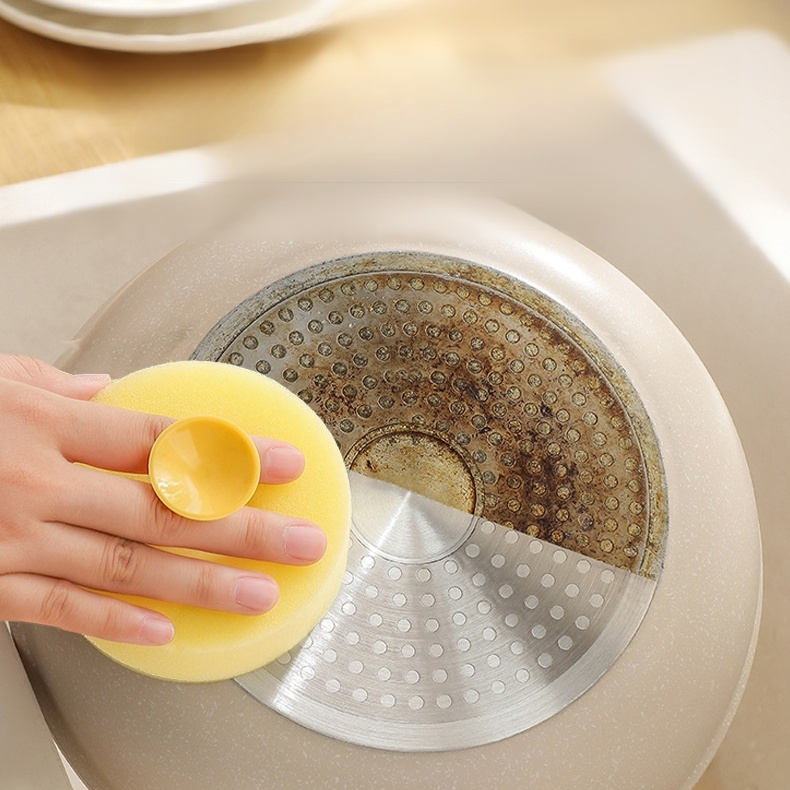 แปรงล้างจานอเนกประสงค์กำจัดคราบน้ำมัน