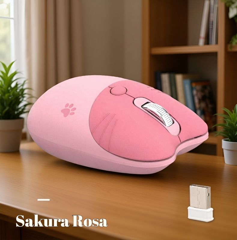 Niedliche tragbare kabellose Maus für Mädchen Büro