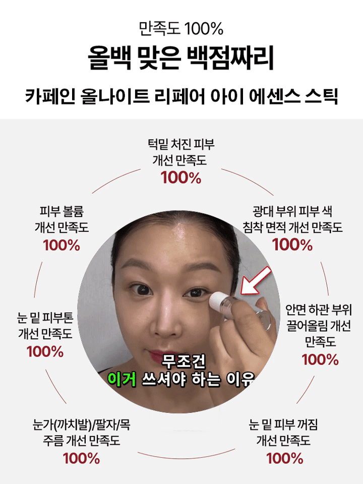 카페인 올나이트 리페어 아이 에센스 스틱