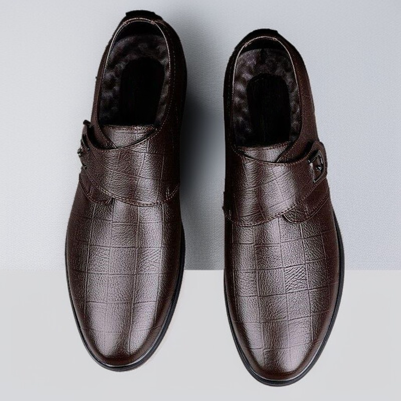 남성용 여름 비즈니스 가죽 신발, 정장용, 통기성, 캐주얼, 버클