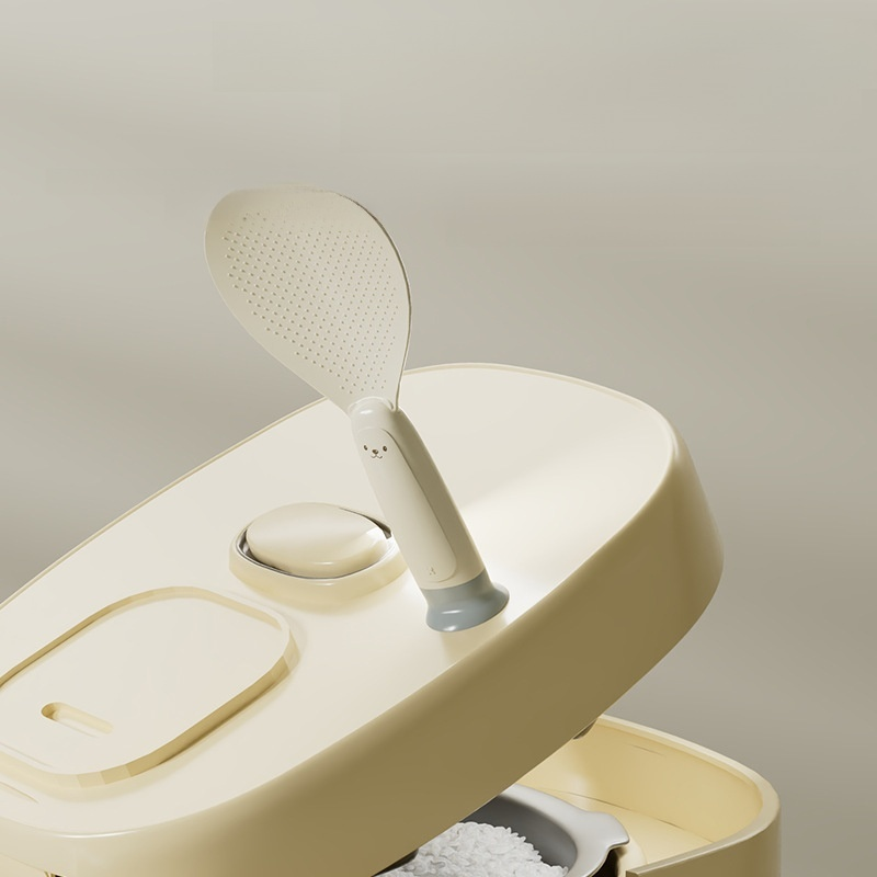 Vertical high temperature resistant spoon