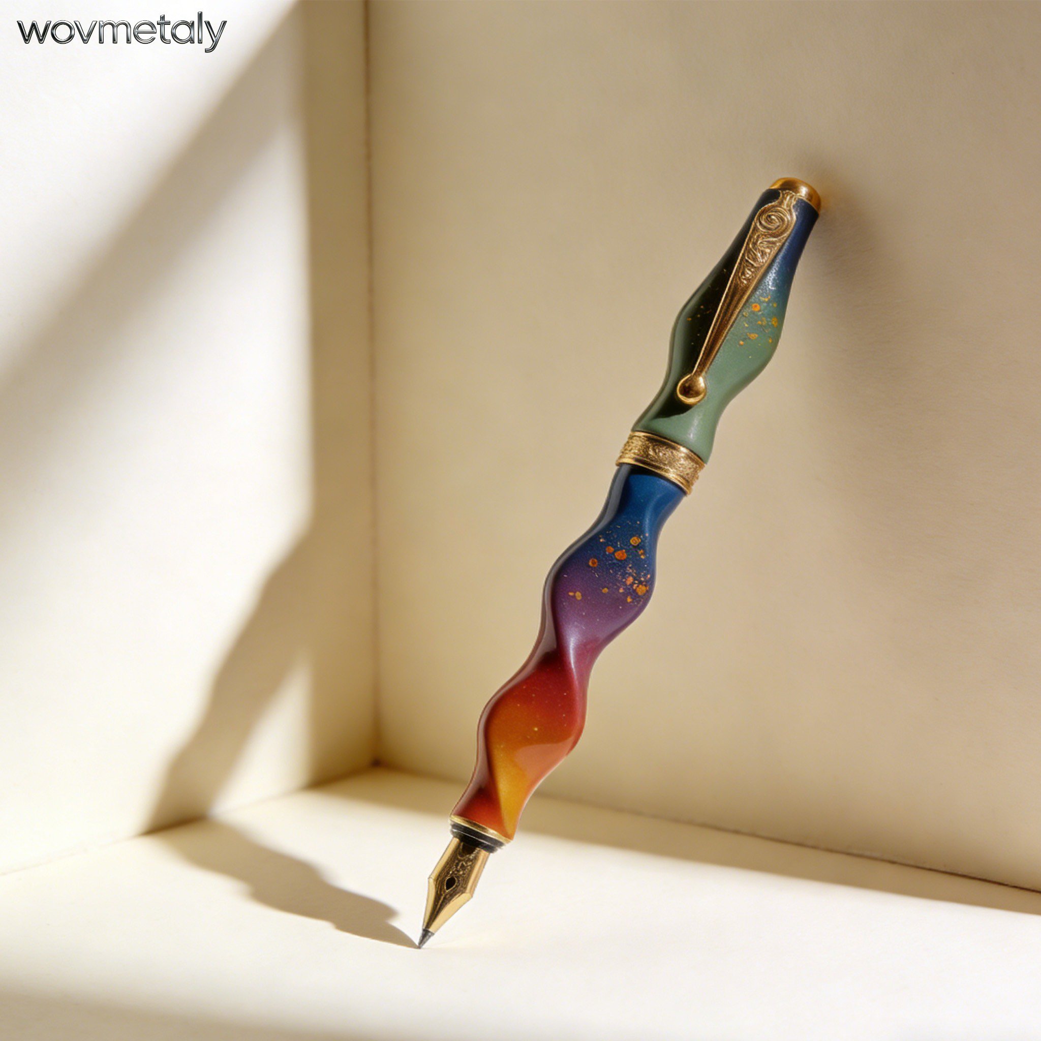 ปากกาหมึกซึมแบบใช้หมึกโดยตรง (แพ็ค 5 ด้าม)