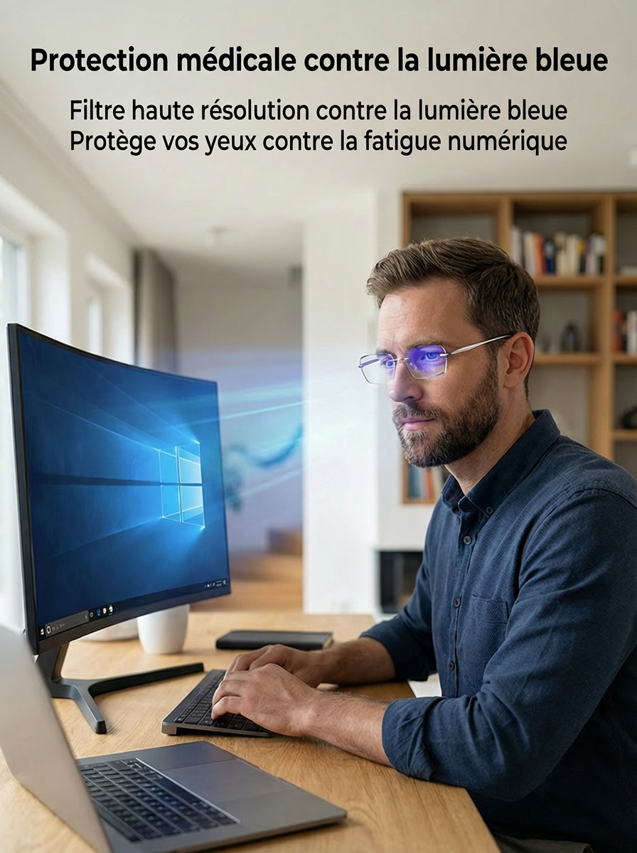 【Vos Dernières Lunettes à Vie】Mise au point en 0,1s : Vision parfaite de près comme de loin !