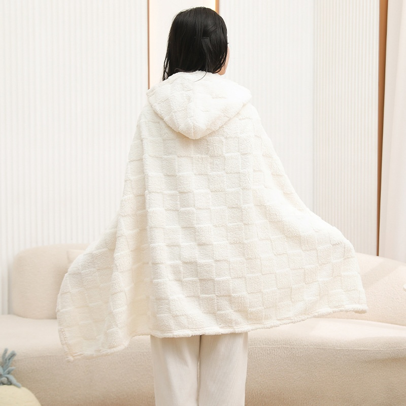 Detachable Snap Fleece Throw