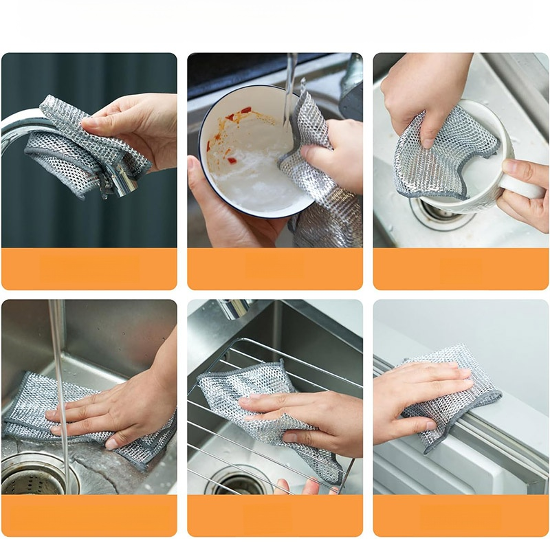 Multifunktionales Mikrofasertuch