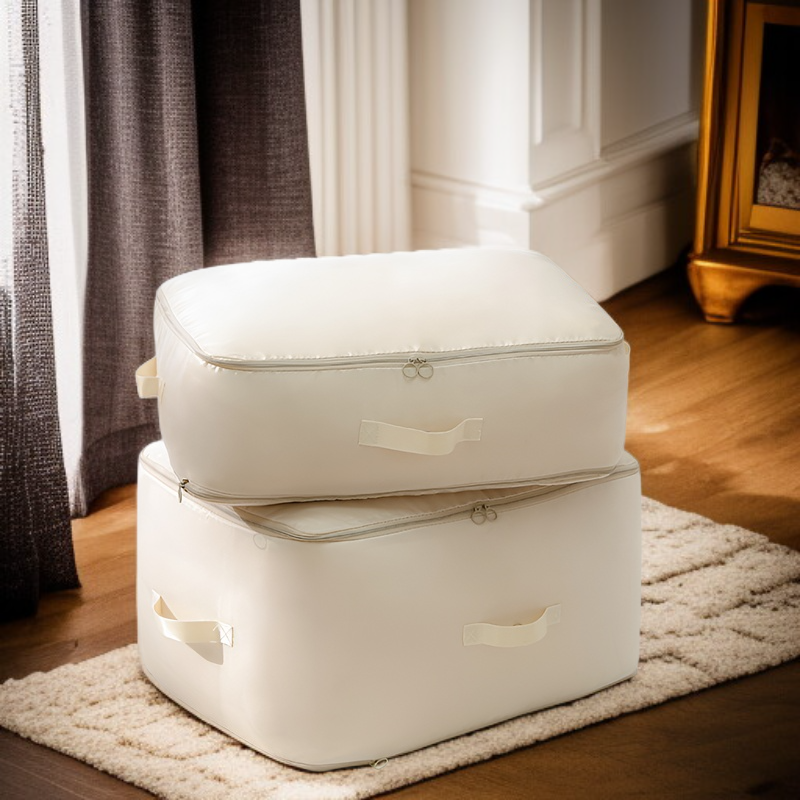 大容量ダウンジャケット収納袋 クローゼット整理袋引越し旅行収納アーティファクト