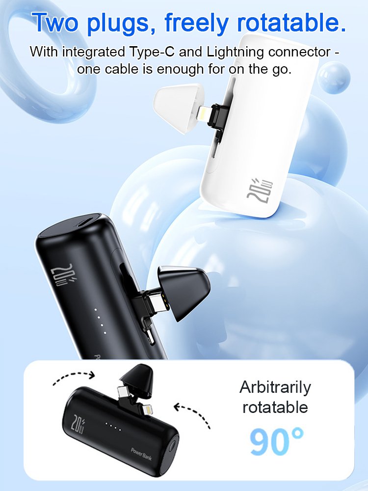 Dual-Port Capsule Power Bank