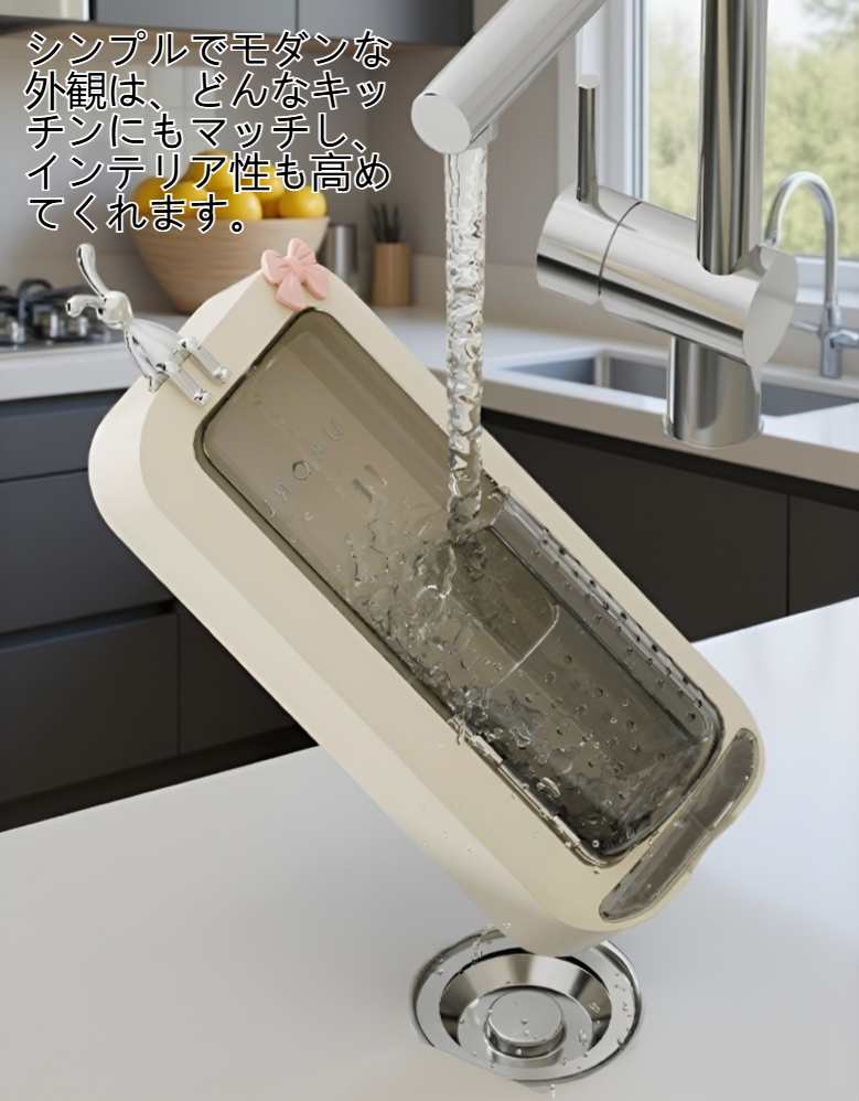 箸やカトラリーを収納した壁掛け式収納筒