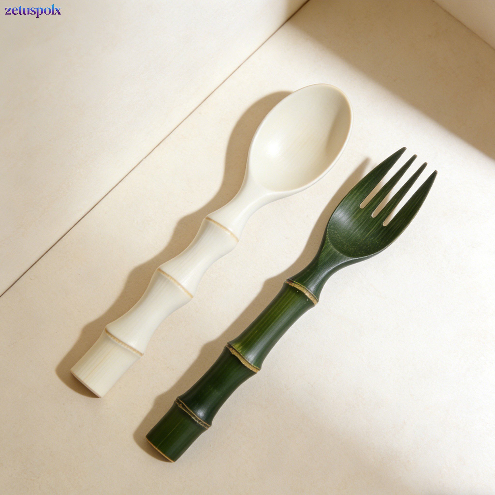 Bamboo tableware set