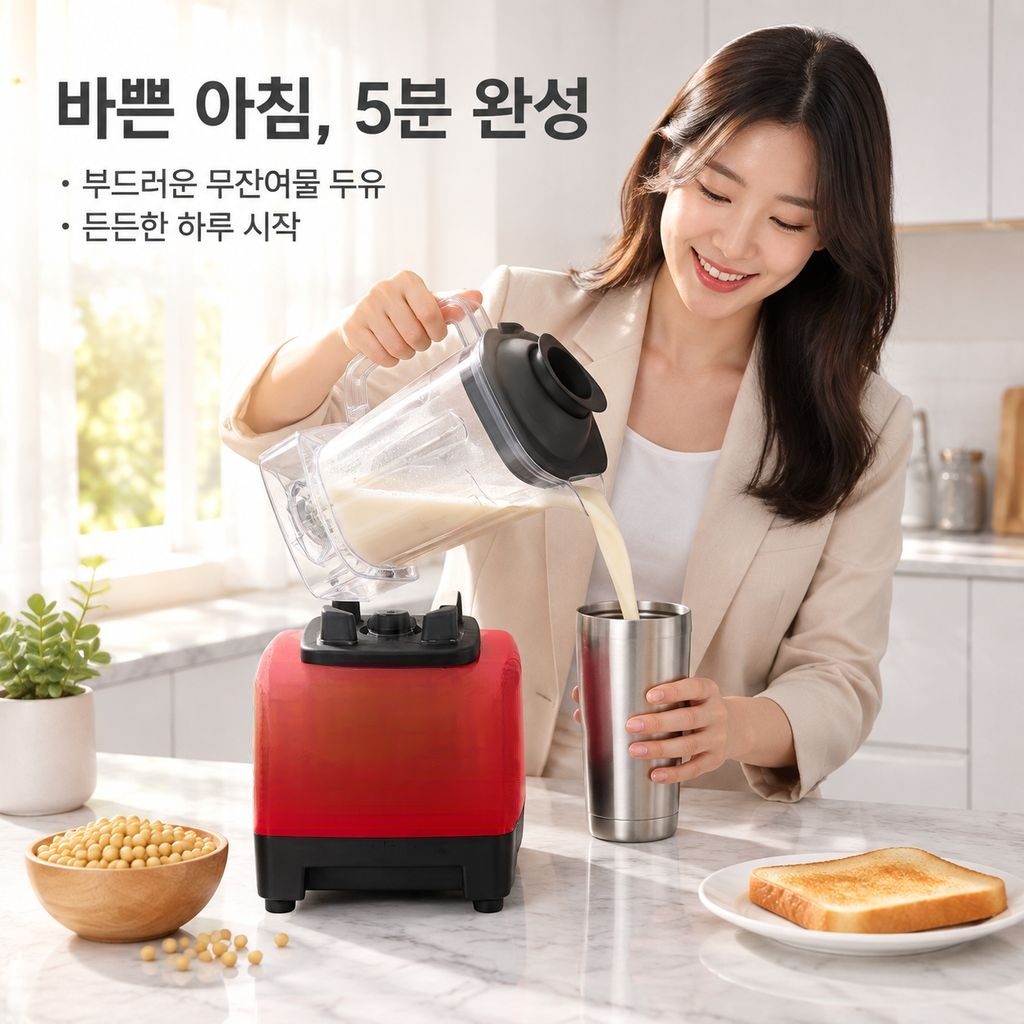  스마트 무필터 두유제조기