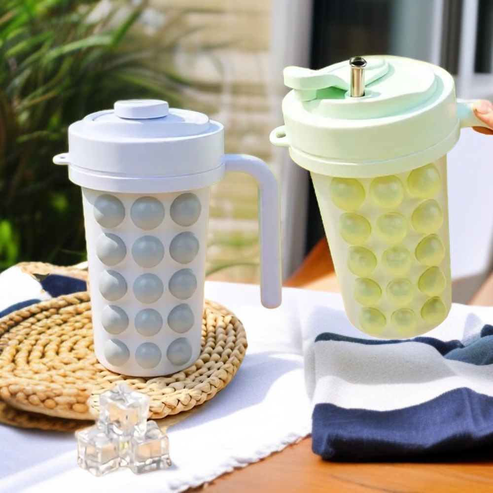 New Cooling Silicone Ice Mold Travel Cup
