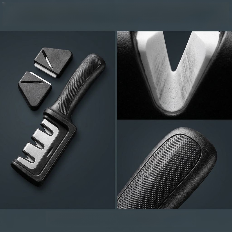 Multifunctional Kitchen Sharpening Stone, Quick Sharpener for Ceramic and Kitchen Knives