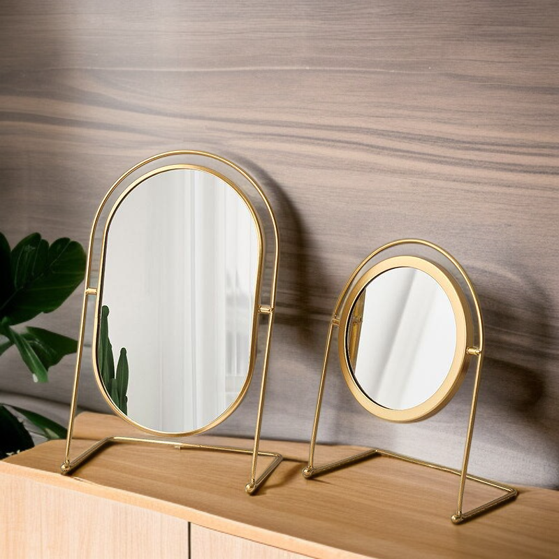 서랍 수납 화장대 거울