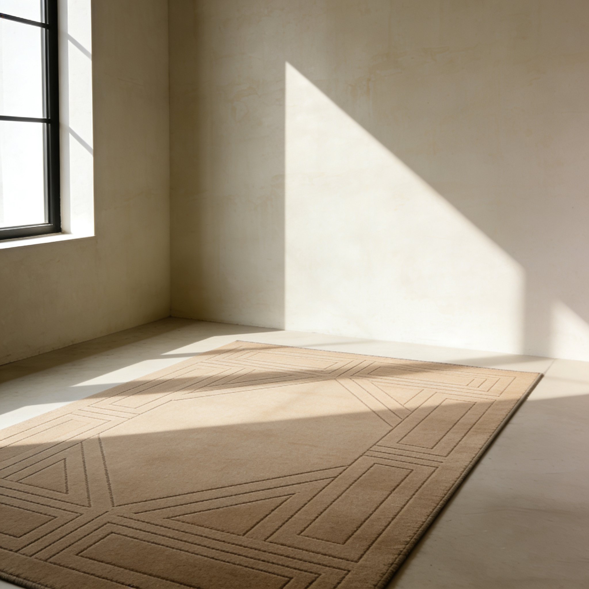 아늑한 분위기의 거실에 깔린 카페트