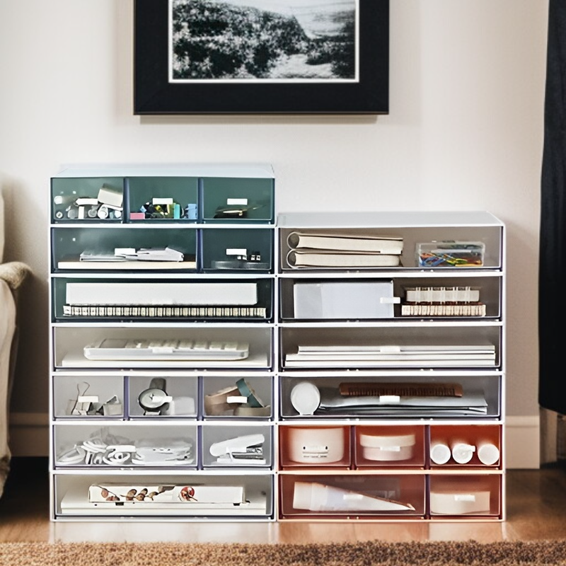 다용도 데스크 오거나이저 학생 사무실용 다층 서랍형 정리함
