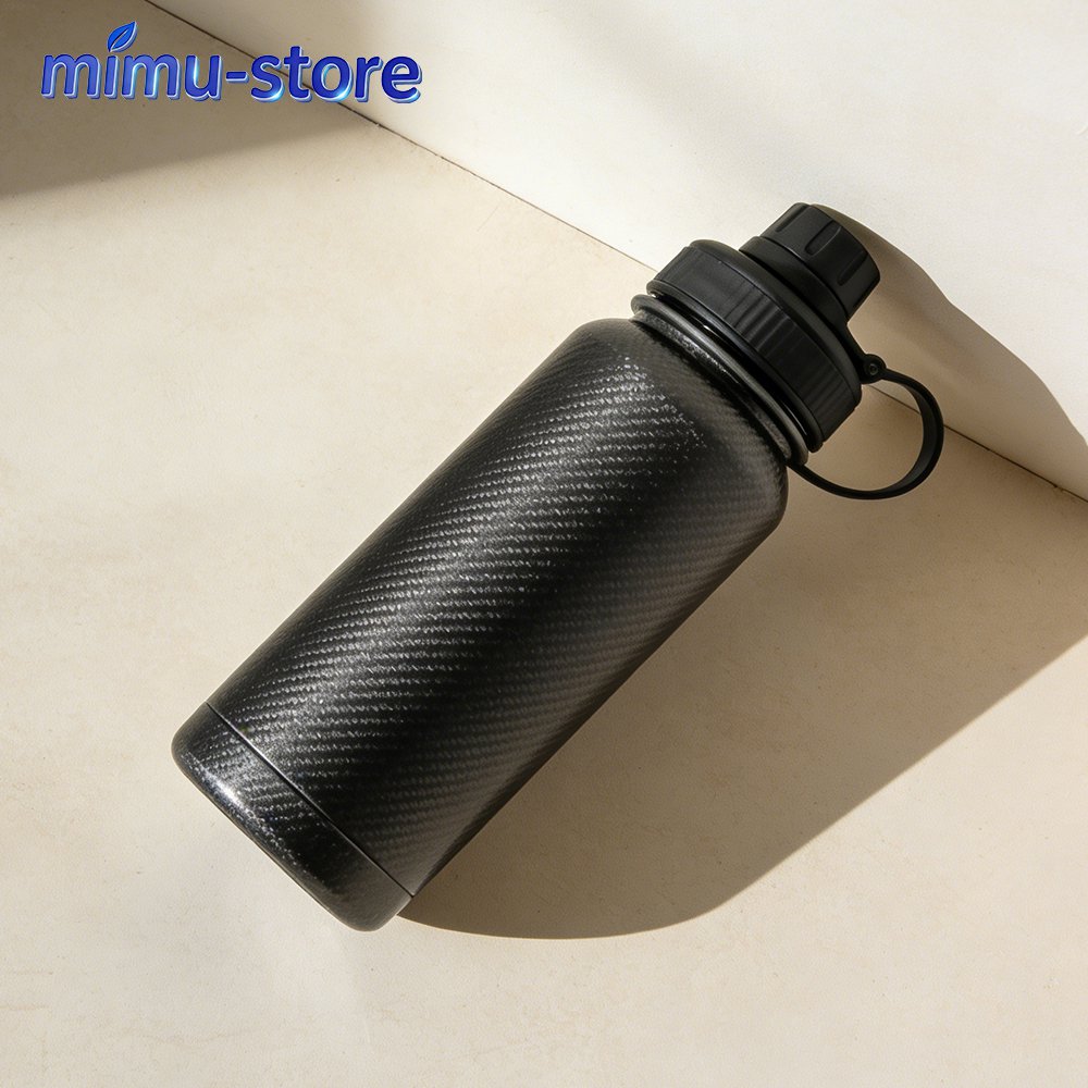 ขวดน้ำดื่มสแตนเลสสำหรับเล่นกีฬา (2 ชิ้น)