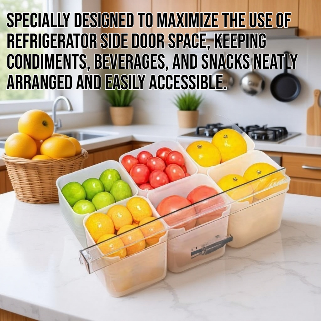 Food grade refrigerator side door dedicated storage box
