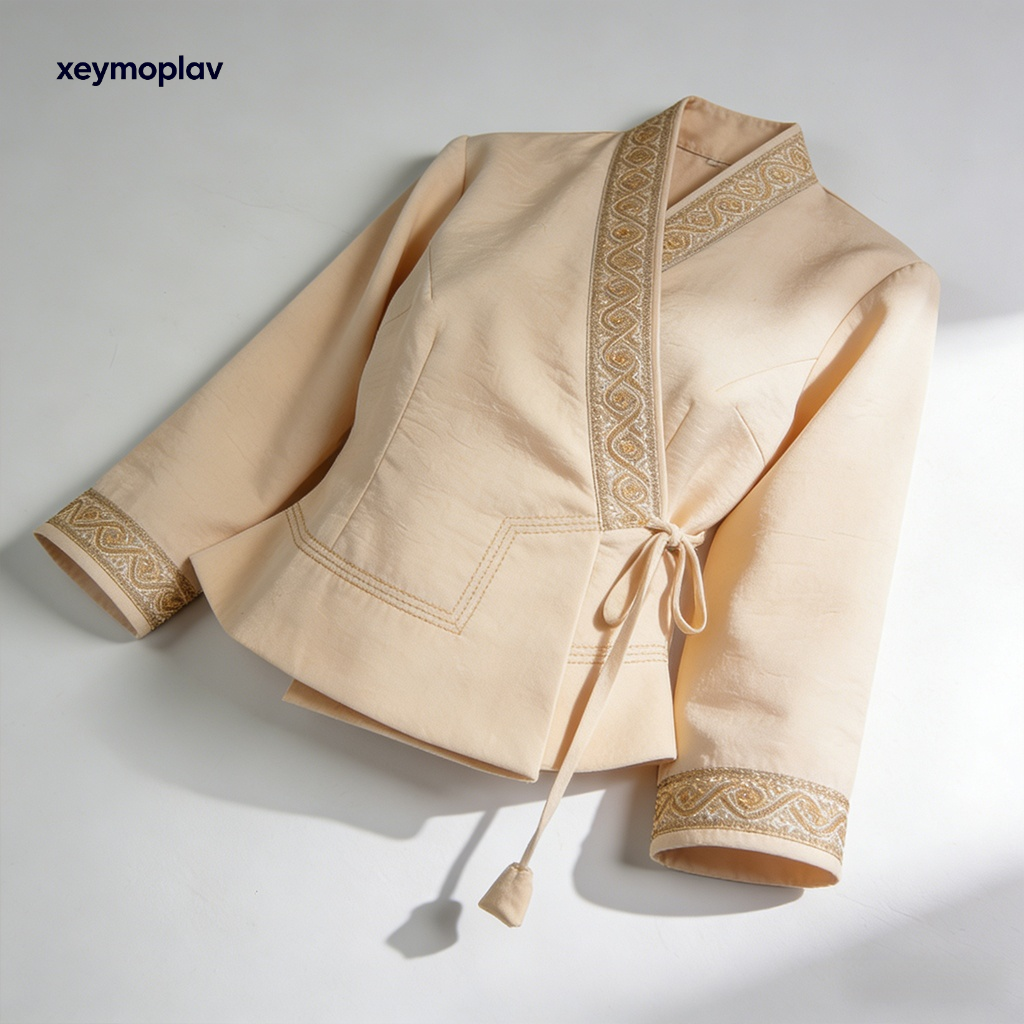 เสื้อตัวบนเรียบง่ายสำหรับผู้หญิง สีพื้นใส่ง่าย