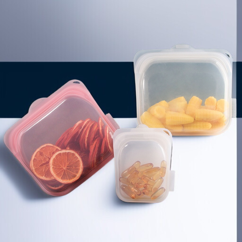 半透明保存袋食品シリコーン鮮度保持袋高温耐性保存袋食品シリコーン密封鮮度保持袋