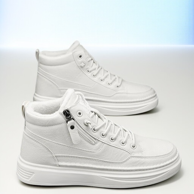 ダウン素材と綿素材の組み合わせ靴