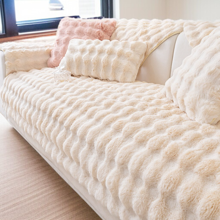 冬の革ソファカバーカバー厚い豪華なソファクッション滑り止めクッションカバークロスソファクッション厚い豪華な革ソファカバーカバーカバー