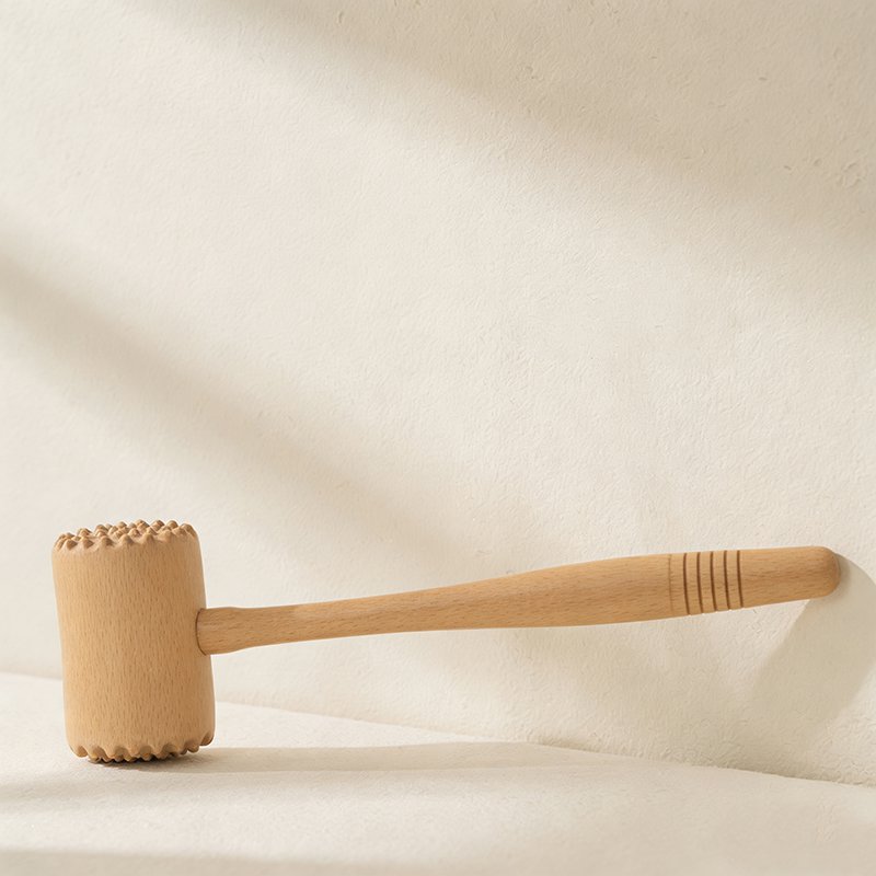 天然木製の叩き棒（5本セット）