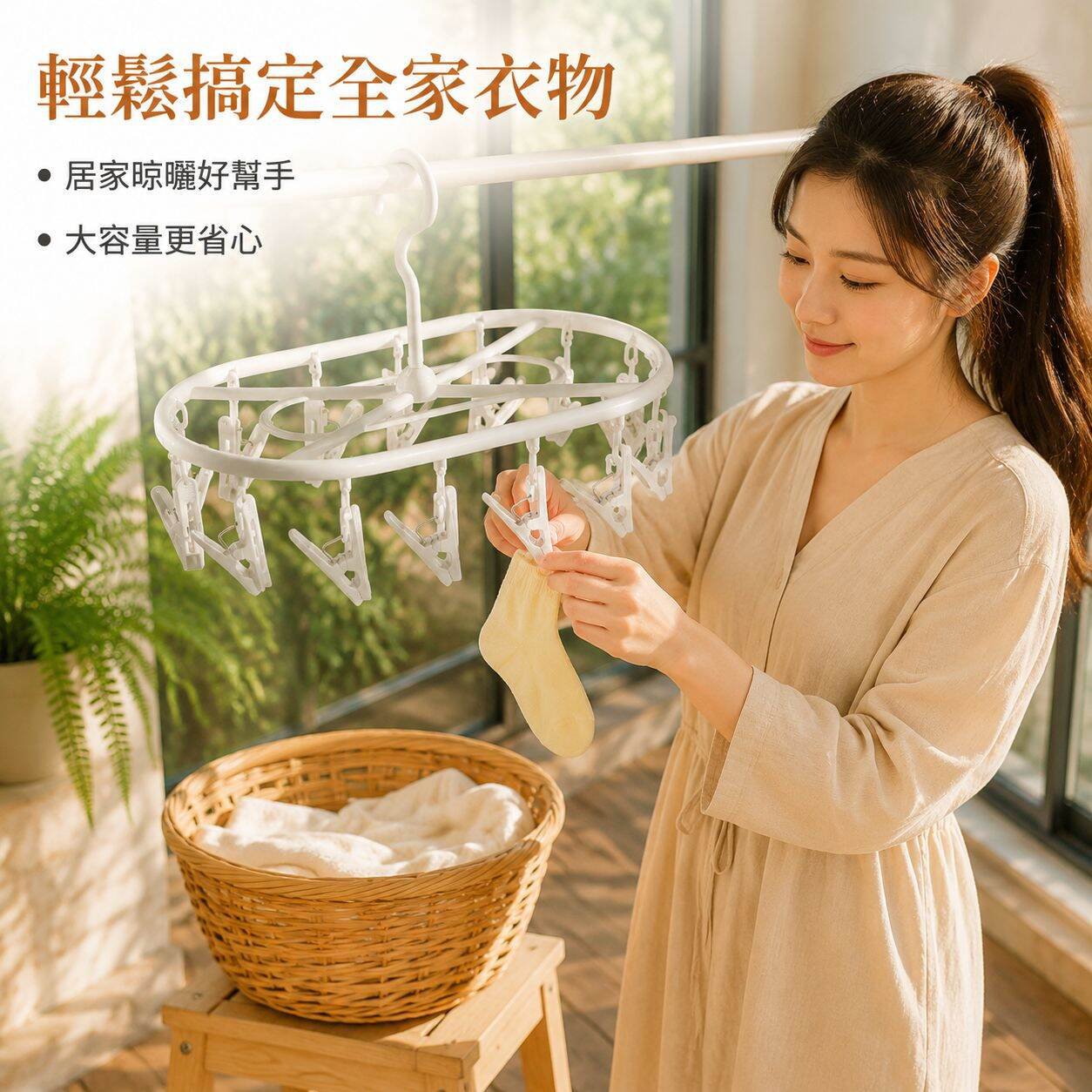 家用方形曬衣架