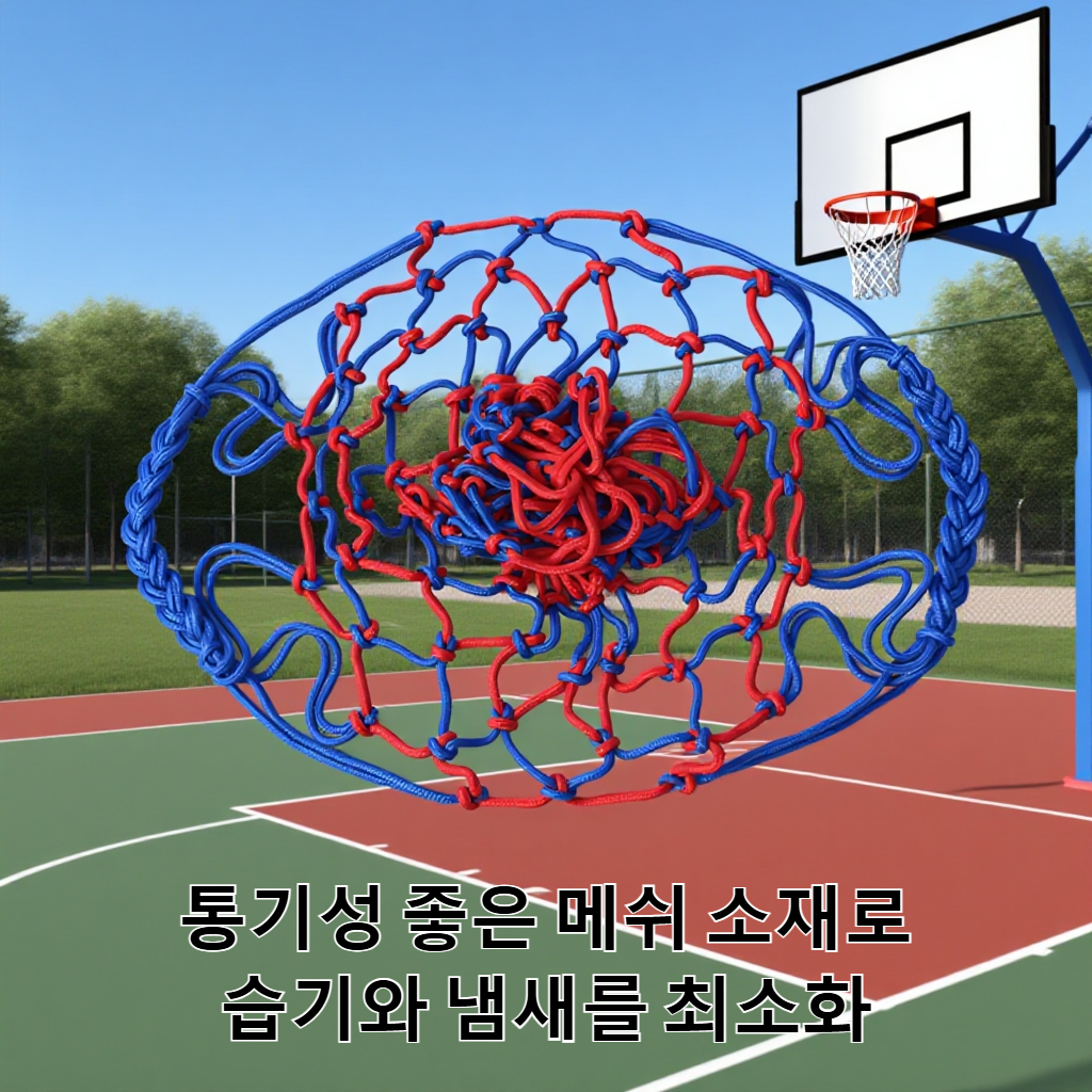 두꺼운 농구 보관용 그물 가방