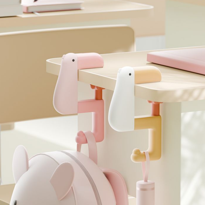 創意鴨造型書包掛鉤神器