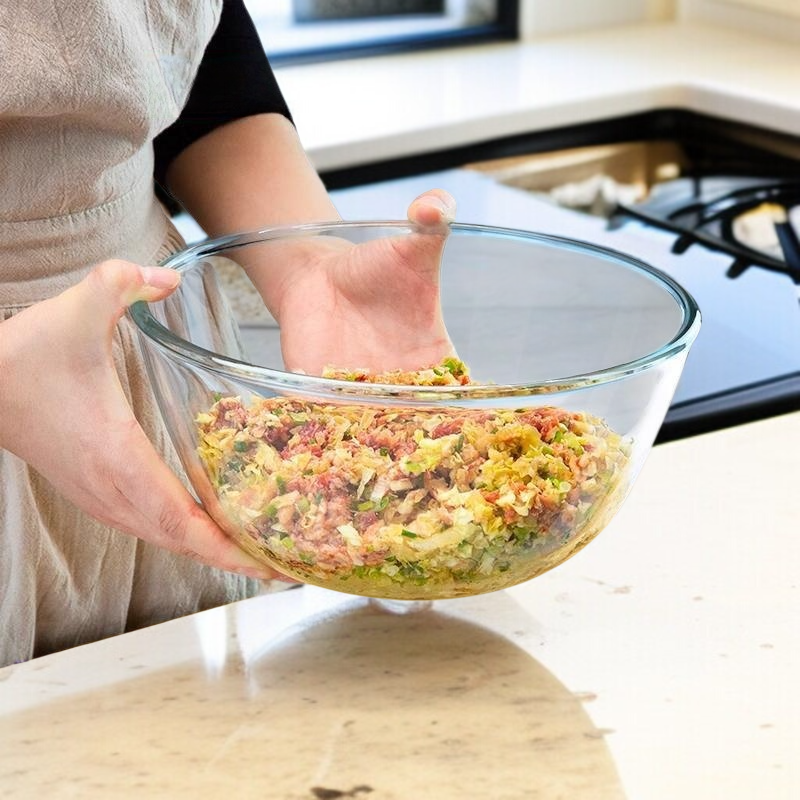 High borosilicate glass basin heat-resistant baking and basin household kitchen utensils mixing stuf